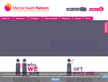 Tablet Screenshot of mentalhealthreform.ie
